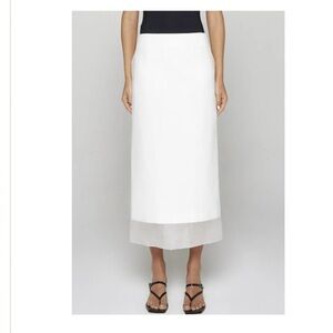 SportMax Aceti Double Layer Midi Skirt Size 40